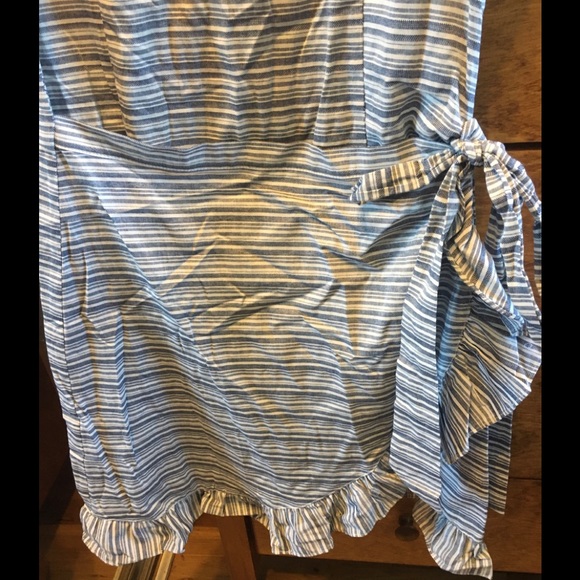 LUCKY BRAND APRON RUFFLE DRESS - Picture 8 of 8